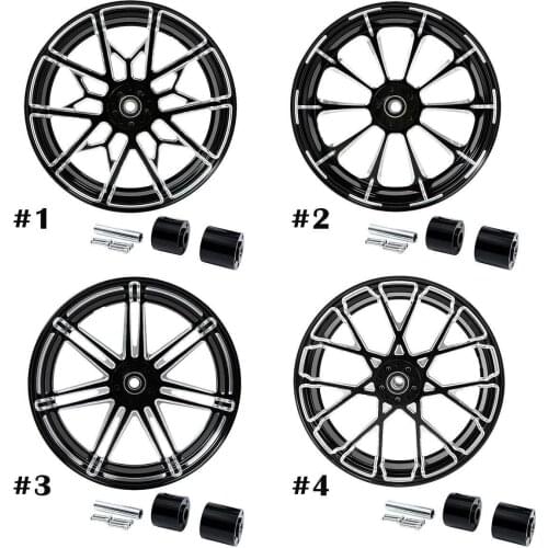 Motorcycle 18'' x 5.5'' Rear Wheel Rim W/ Hubs For Harley Touring Non ABS Models 08-20