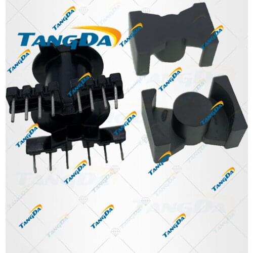 TANGDA PQ2020 PQ20-20 core Bobbin 6+8pin magnetic core+skeleton PC40 soft ferrite cores Transformers vertical PQ 2020 14pin V