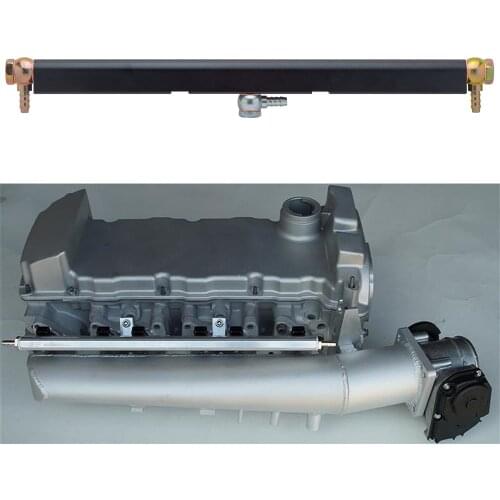 Black high performance injection Rail fuel rail suit for golf mk3 VR6 engines