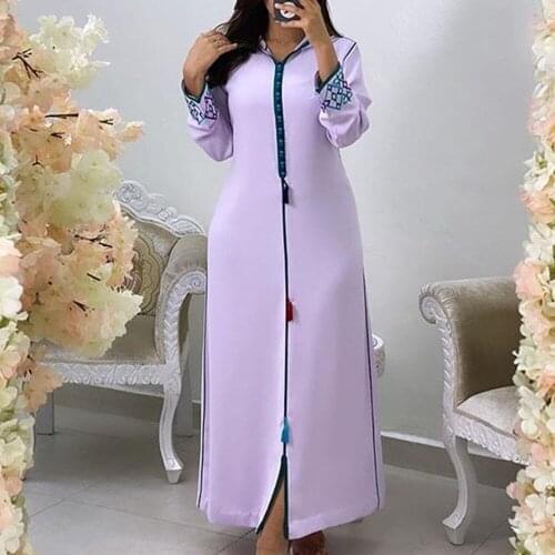 Turkey Muslim Hijab Dress Islam Clothing African Long Dresses for Women Abaya Dubai Robe De Moda Musulman Djellaba Femme Kaftan