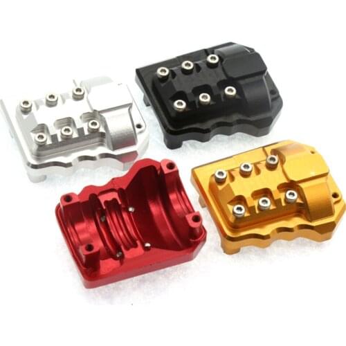 1PCS Aluminum Front or Rear Axle Differential Cover for 1/10 RC Tracked Vehicle TRX4 TRX6 Model Climbing Parts #8280