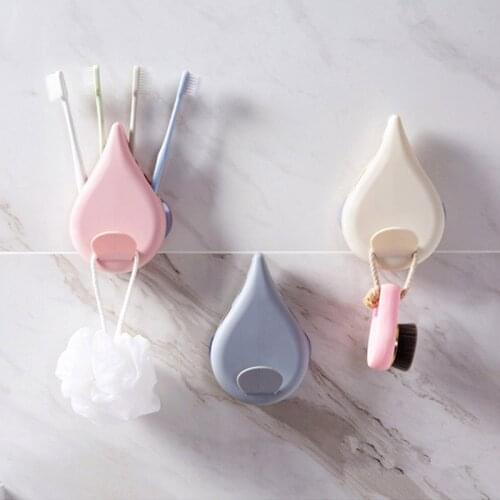 1Pcs Tooth Brush Container Suction Cup Wall Mount Plastic Toothbrush Holder Toothpaste Storage Rack Bathroom Organizer