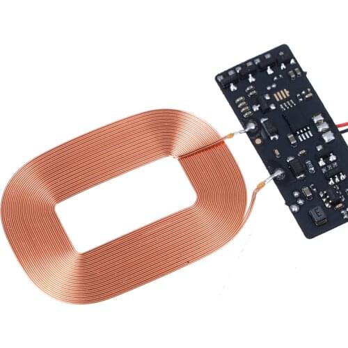 1pc Qi Wireless Charging Standard Universal Wireless Charger PCBA Circuit Board with Coil DIY QI Wireless Receiver