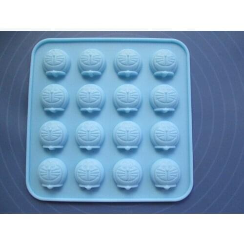 1pcs 16Holes Cats Green Good Quality 100% Food Grade Silicone Chocolate/Ice/Jelly/Pudding DIY Bakeware mould