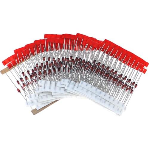 1W DIP Zener Diode Assorted Kit set (3.3V 3.6V 4.7V 5.1V 5.6V 7.5V 8.2V 9.1V 10V 12V 13V 15V 16V 18V 20V 22V 24V 30V 33V 39V)