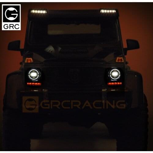 GRC 4-Channel Wireless SMD LED Control System / Bluetooth linkage Head&Tail lights For TRAXXAS TRX4 TRX6 Benz G500 G63 #G150PG