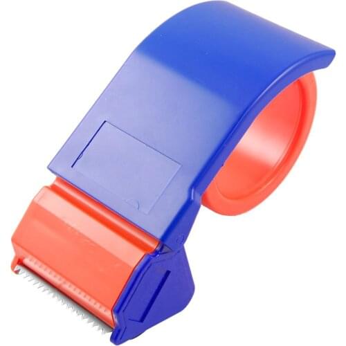 5 PCS of Sealing Packaging Parcel Plastic Roller 2" Width Tape Cutter Dispenser