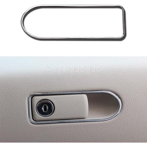Angelguoguo Car Glove Box Switch Sticker Frame Cover Trim Fit For Mercedes Benz 2015-2017 C class W205 /GLC class X253