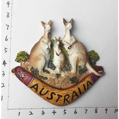 Australia travel to commemorate the three dimensional kangaroo magnetic stickers