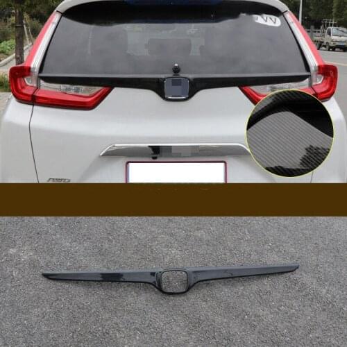 For Honda CRV 2017-2018 ABS Car Rear Tailgate Trunk Lid Tail Gate Protector Back Trunk Cover Trim Car Styling