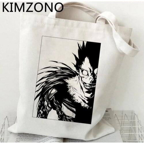 Death Note shopping bag bolso bolsa shopper eco grocery cotton bag sacola reciclaje boodschappentas reusable grab
