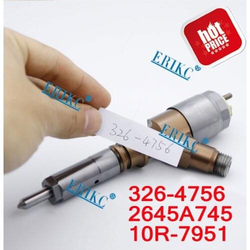 ERIKC 2645A745 Genuine Manufacturers CAT Diesel Fuel Injector 326-4756 (3264756) Common Rail 320D Injection 326 4756 (10R-7951)