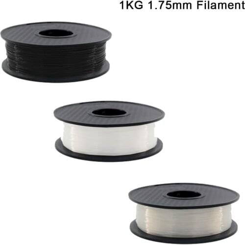 White/Black Color 3D Printer Filament 1.75 mm PLA Materials 1KG for 3D Printer 1KG/Roll for 3D printer and 3D pen ender filament