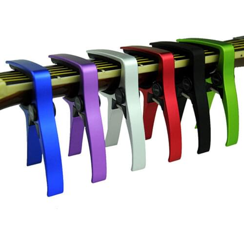 Aluminum Alloy Guitar Capo Ukulele Electric Acoustic Guitarra Capotraste Accessories Green/Black/Silver/Purple/Blue/Red