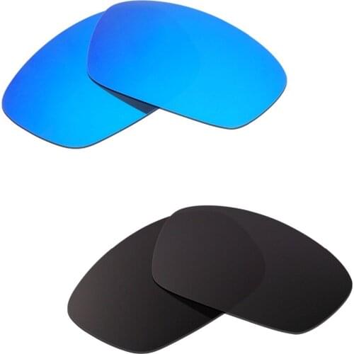 HKUCO Hijinx Sunglasses Polarized Replacement Lenses 2 Pairs Blue & Black Increase Clarity