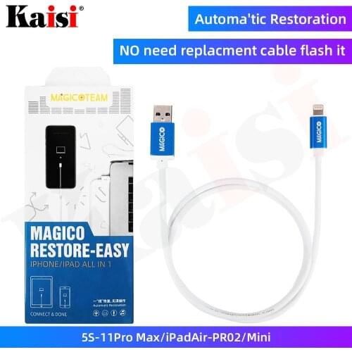 Magico Restore - DFU Cable for iPhone iPad Automatic Restoration Automatic Recovery mode Upgrade Online Check Serial Number