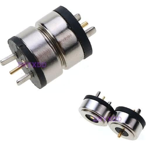 1Pair Magnetic DC Smart Water Cup Charging Magnet Connector 5A High Current Strong Magnetic LED Light Power Socket 10MM