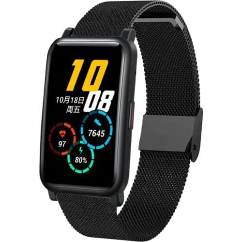 Metal Mesh Milanese Strap for Huawei HONOR Watch ES Smart Watch Replacement Band Bracelet for Honor Watch ES Wristband Belt