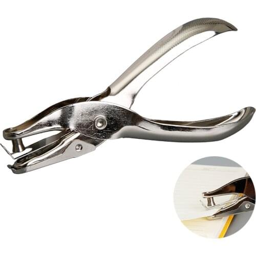 Metal Punching Pliers Round Hole 6mm Hole Nickel-plated Punch Single Hole Punch