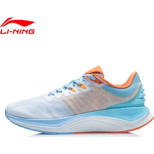 LiNing Men YUEYING Cushion Running Shoes BOOM Support LiNing Wearable Lace Up Sport Shoes Breathable Sneakers ARHR127