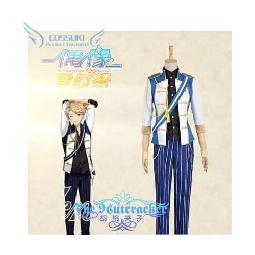 Ensemble Stars Knights Sakuma Ritsu & Suou Tsukasa & Narukami Arashi Performance Cosplay Costume , Perfect Custom For You