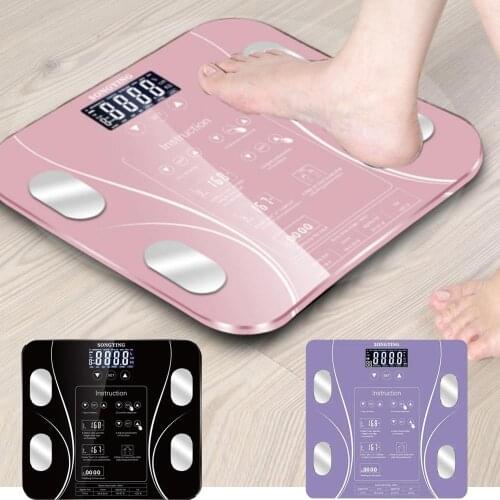 New Accurate Smart Digital Display Bathroom Body Muscle Water Mass Weight Scale Fat Monitor Measuring Tools