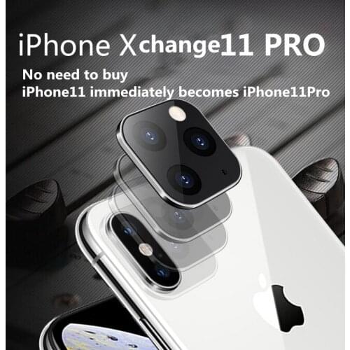 Applicable Apple IPhone XS Max X Second Change 11 Pro Max Modified Explosion Camera Ring Lens Sticker for IPhone 11Pro Max Metal