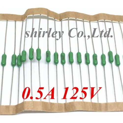 50pcs Littelfuse Pico Fuse 0.5A 0.5 Amp 1/2A 125V