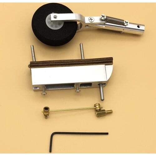 DIY Steerable Single Wheel Nose Landing Gear for RC Plane with 2kg Weight