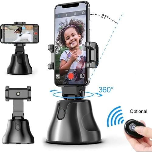 Apai Genie Phone PTZ Gimbal Stabilizer Auto Smart Shooting Selfie Stick 360° Rotation Face Object Mobile Tracking Camera Holder