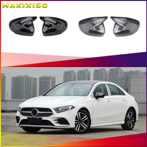 Car Styling Rearview Mirror Cover For Mercedes Benz A Class W177 2018 A180 A200 Modified Mirror Cover Protective Decoration
