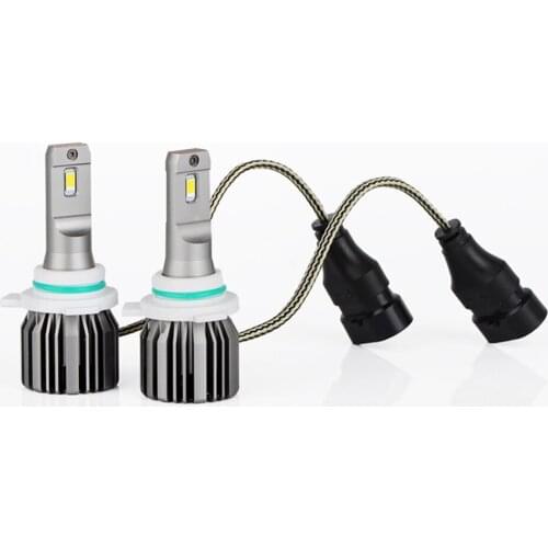 LED Car Bulb 9012 Hir2 DC 12v 6000k No Error White Color H7 LED CanBus Bulb Headlight Kit 80w 16000Lm