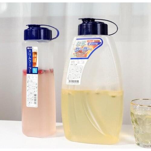 1000/2100ml Clear Large Capacity Pitcher Heat Resistant Cold Water Jug Household Teapot Kettle Beverage Storage Container Bottle