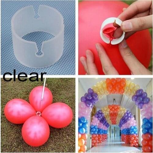 Balloons connectors clip seal holder tie helium tool for arch Column Craft Birthday Wedding Party baby shower Decoration DIY