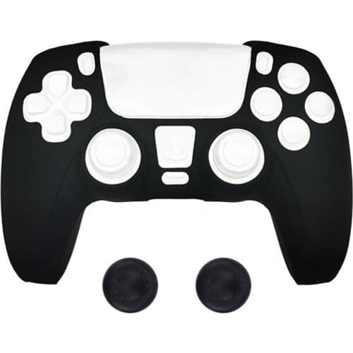 Gamepad Protective Decoration Cover with Non-slip Rocker Caps for Sony PS5 Game Console Games Accessories