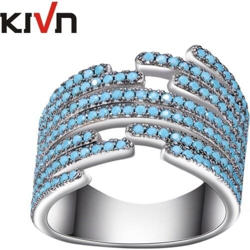 Womens Fashion Jewelry Pave CZ Cubic Zirconia Bridal Wedding Engagement Rings for Girls birthday Christmas Mothers Day Gifts
