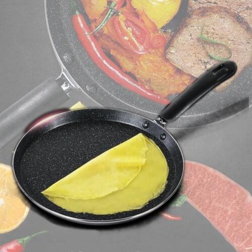 1Pcs Cookware Nonstick Fry Pan Set Metal Utensil Safe Cooking Aluminum with Sturdy Riveted Handle Suitable for Induction Cooker