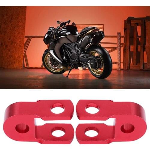 2pcs Motorcycle Rear Shock Absorber Riser Height Extension Motorcycle Alloy Shock Absorber Motorcycle Accessories Universal