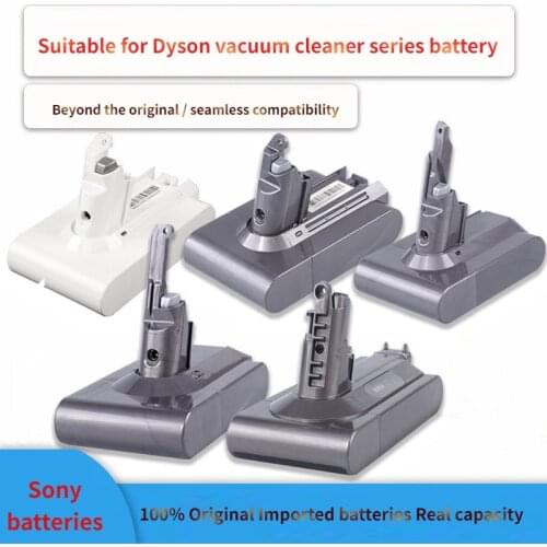 21.6V 6000mAh Replacement Battery for Dyson Li-ion Vacuum Cleaner SV09 SV07 SV03 DC58 DC61 DC62 DC74 V6 965874-02 Animal Battery
