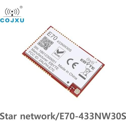 433Mhz CC1310 Wireless Module 1W SMD Wireless Transceiver E70-433NW30S IoT IPEX Antenna Transmitter and Receiver