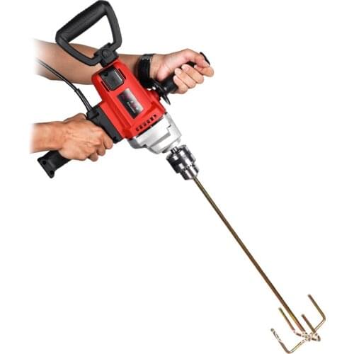 Aircraft drill high-power putty powder cement mixer multi-function duster electric hand drill electric artifact mixer