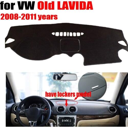 Car dashboard covers mat For VOLKSWAGEN VW Old LAVIDA 2008-2011 left hand drives dashmat pad dash cover accessories