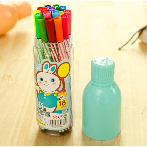 DL Water color pen painting pen children painting wholesale creative stationery prizes for fan Feng 18 color drifting bottle
