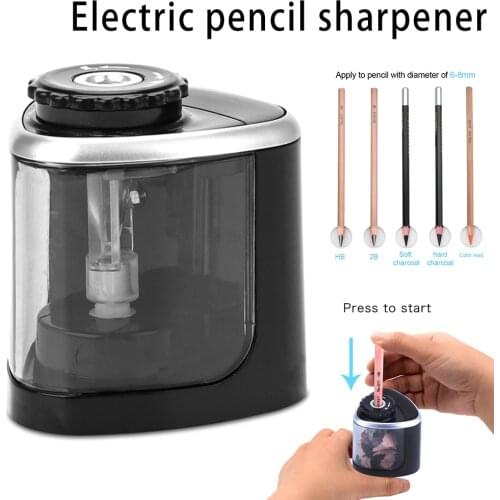 Hot Sale Electric Pencil Sharpener Effortless Safe Automatic Touching Switch School Office Classroom Kids