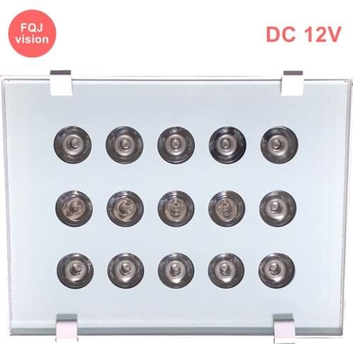 CCTV Camera 15Pieces Array Infrared Led Lamp Waterproof 45 90 Degree High Power Night Vision Filled IR Illuminator for Cameras