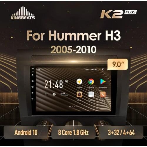 KingBeats Android Octa-Core head unit HU 4G in Dash Car Radio Multimedia Video Player Navigation GPS For Hummer H3 1 2005 - 2010 no dvd 2 din Double Din Android Car Stereo 2din