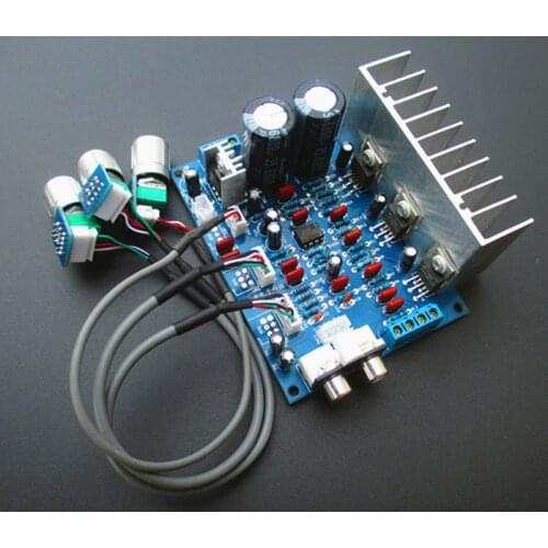 LM1875T +NE5532N 25W*2+40W Computer Speaker Desktop 2.1 Channel Audio Power Amplifier Board