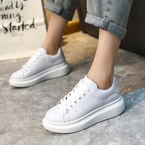 Little white shoes womens autumn 2020 new thick-soled versatile increased sports breathable casual shoes womens shoes