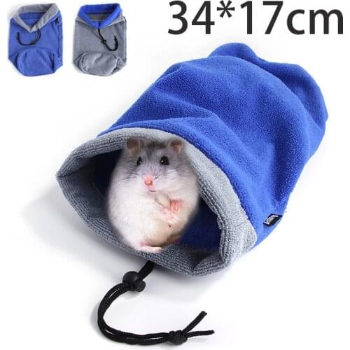 Hamster Bath Towel Bag Dry Hair Absorbent Towel Bag Squirrel Ferret Pet Cleaning Products