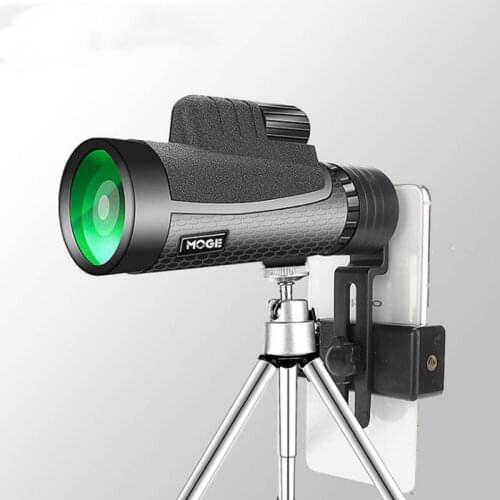 Powerful spotting telescope 12x50, with mobile phone holder, suitable for hiking camping equipment, tourist binoculars 2021 new
